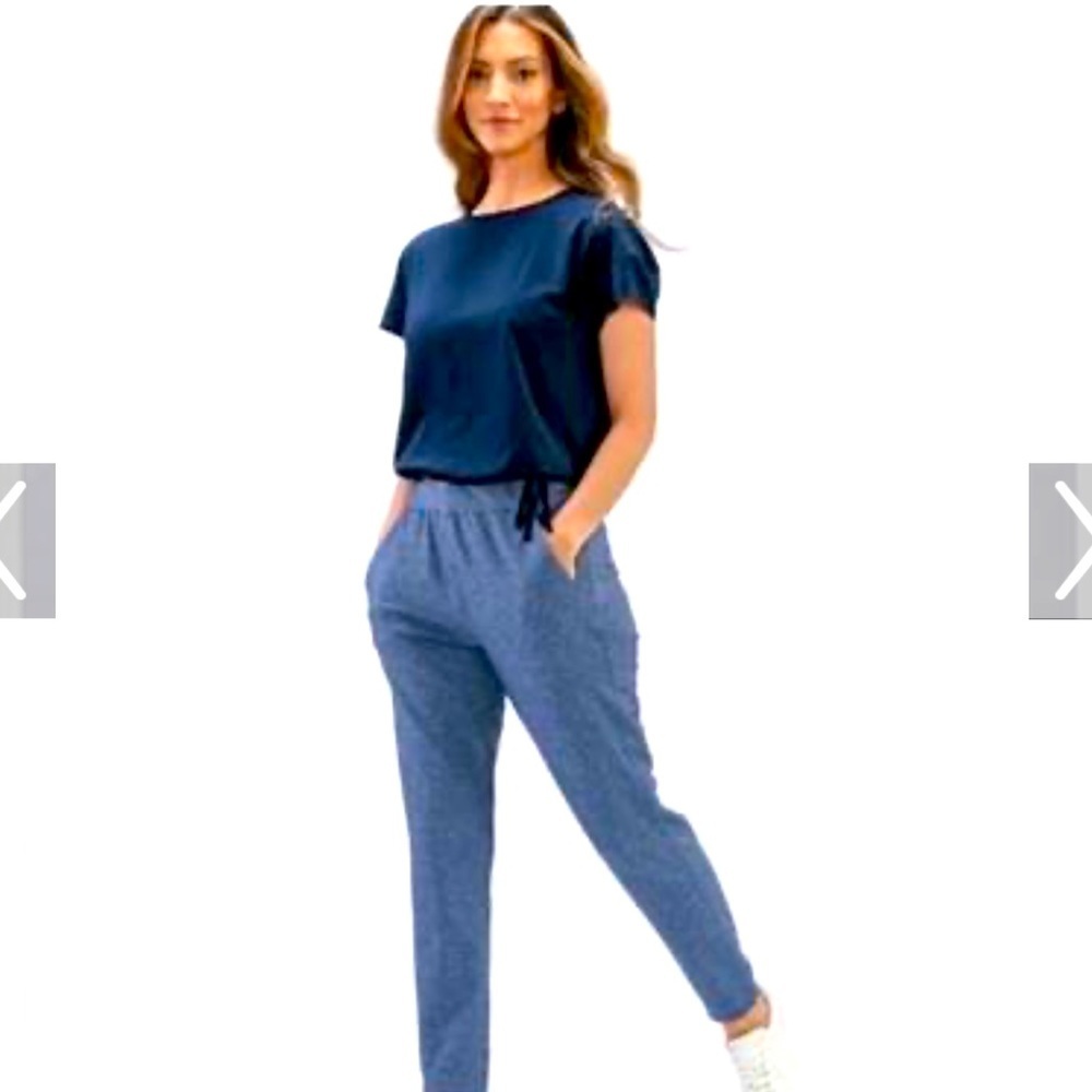 NWT - Ministry of Supply Fusion Terry Jogger - Heather Blue